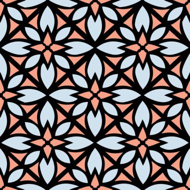 Kusursuz çiçekli soyut desenli moda arka plan