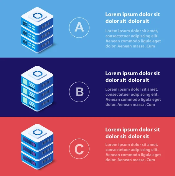 3D infographics απεικόνιση της τεχνολογίας blockchain ψηφιακή — Διανυσματικό Αρχείο