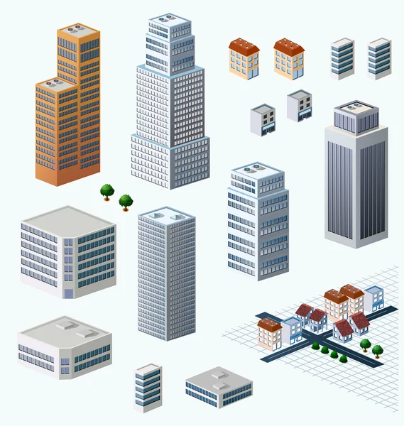 Skyscrapers — Stock Vector