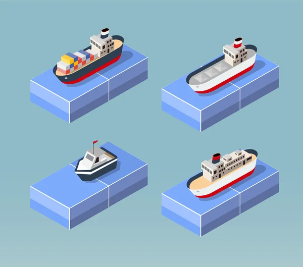 Statków towarowych — Wektor stockowy