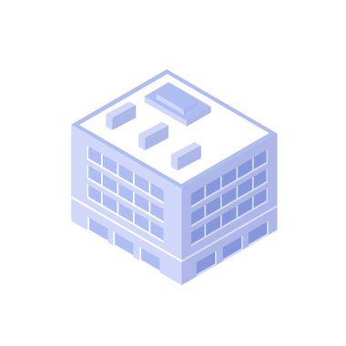 Ekonominin Isometric ev kent altyapısı. Peyzaj kasabası ağaçları resim parkı