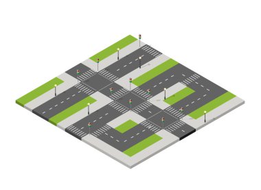 Şehir manzarası, şehir merkezinden caddelerin kesiştiği karayolu kavşağının manzarası.