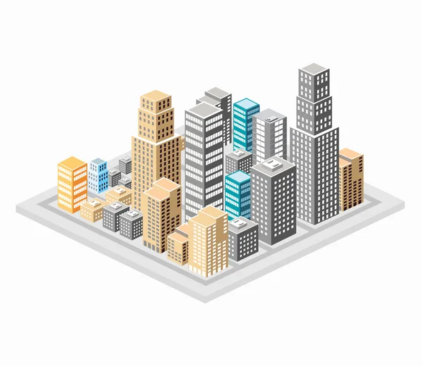 Fondo de la ciudad — Vector de stock