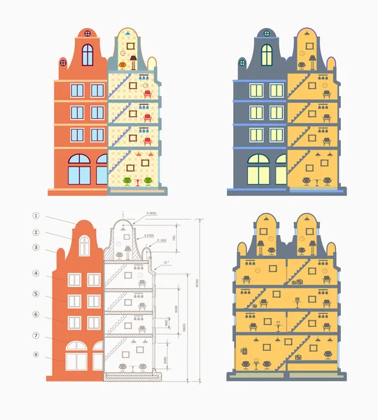 Conducir a casa — Archivo Imágenes Vectoriales