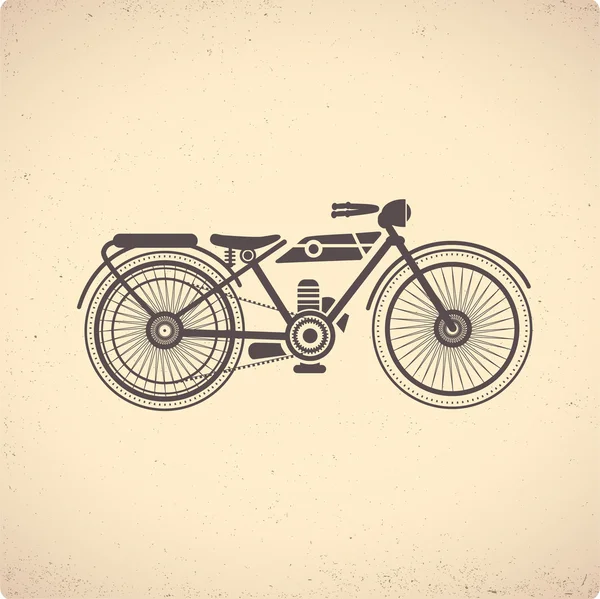 Retro motorcycle — Stock Vector