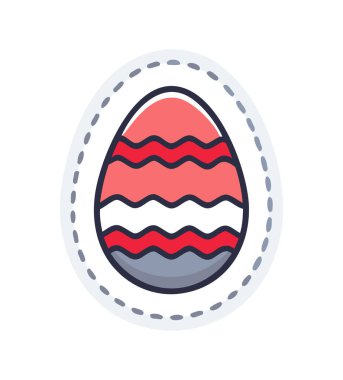 Paskalya yumurtaları çeşitli renklerde, şirin ve paskalya desenli bahar tatillerini ve kutlamaları sembolize ediyor..