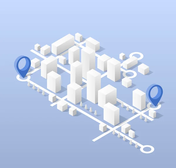 Gökdelenler blok şehir izometrik