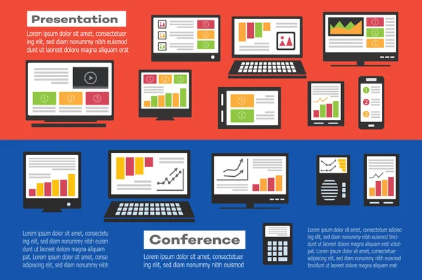 Iconos Business Communications — Archivo Imágenes Vectoriales