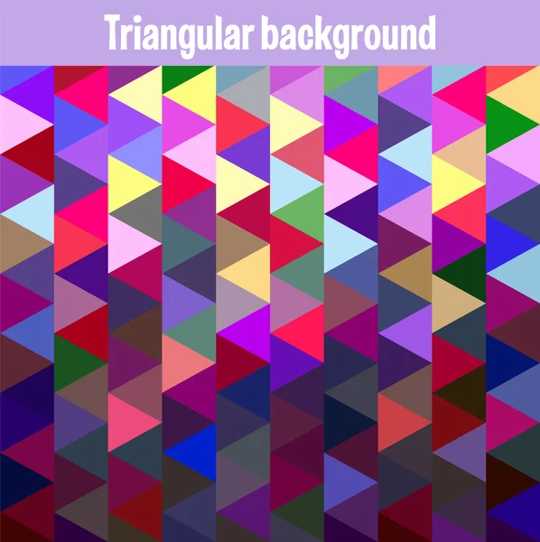 Maglia triangolare multicolore — Vettoriale Stock