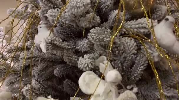 Atmosferik Noel Nesneleri Tatil Görüntüleri — Stok video