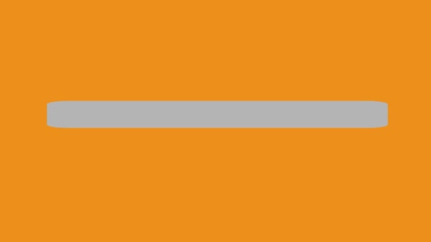 Rolling Oranges Transition Stripes Slices Short Text Place Chroma Key — Stock Video