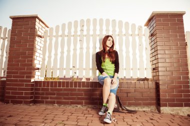 şehir dışına gün batımı görünümü