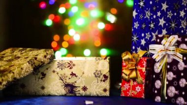 Açık tatil hediye kutusu