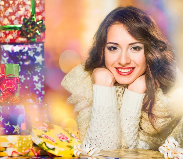 Colorful holiday portrait — Stock Photo, Image