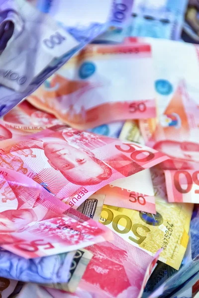 Philippine Peso Stack — Stock Photo, Image