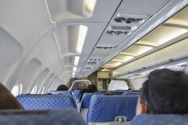 Cabina passeggeri dell'aereo — Foto Stock