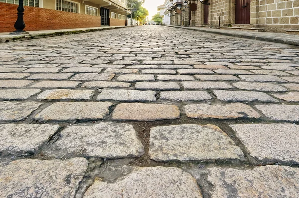 Antique Cobblestone Road — Stock Photo, Image