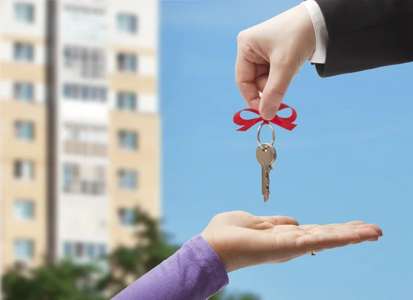 Handing the keys to the new owner