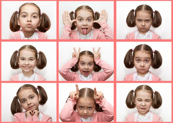 Kinderen van emoties — Stockfoto