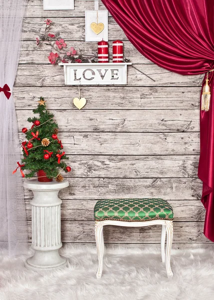 Kerstdecor in het huis — Stockfoto