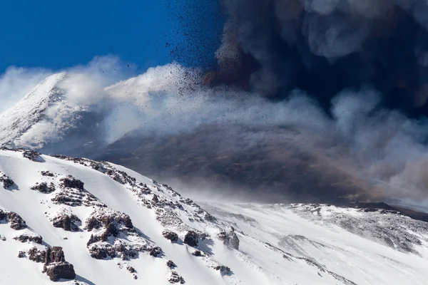 Erupción del volcán Etna —  Fotos de Stock