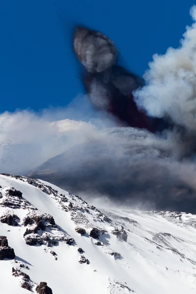 Erupción del volcán Etna —  Fotos de Stock