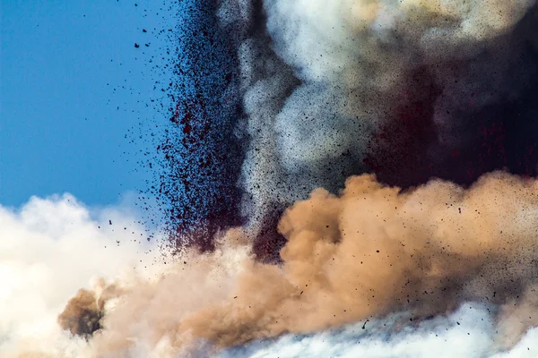 Uitbarsting van de Etna — Stockfoto