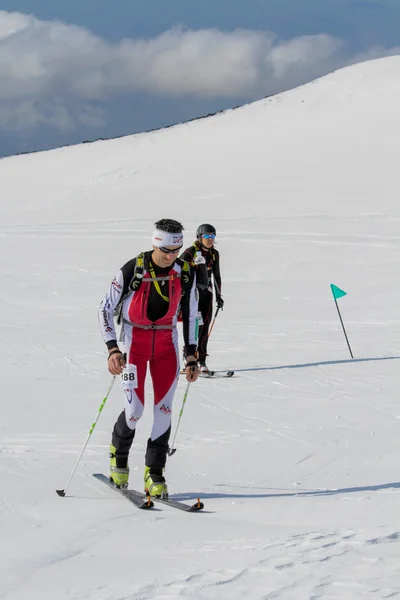 エトナ山スキー Alp - 世界選手権 2012年国際的なトロフィー エトナ — ストック写真