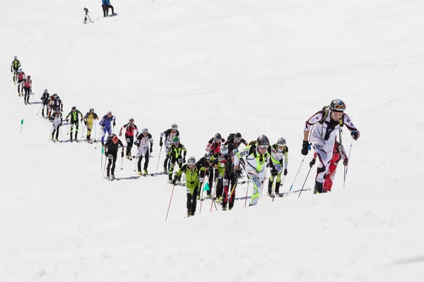 Ätna ski alp - Weltmeisterschaft 2012 internationale Trophäe Ätna — Stockfoto