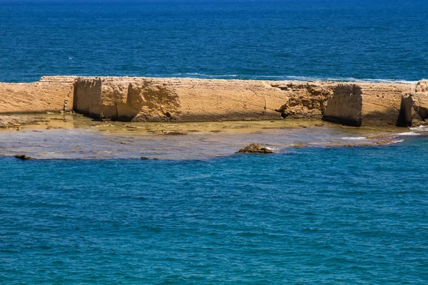 Praia na Sicília - Reserva do plemmirio em Siracusa — Fotografia de Stock