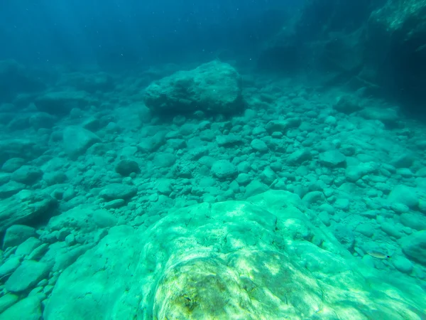 Snorkerilng in the seas of Sicily — Stock Photo, Image