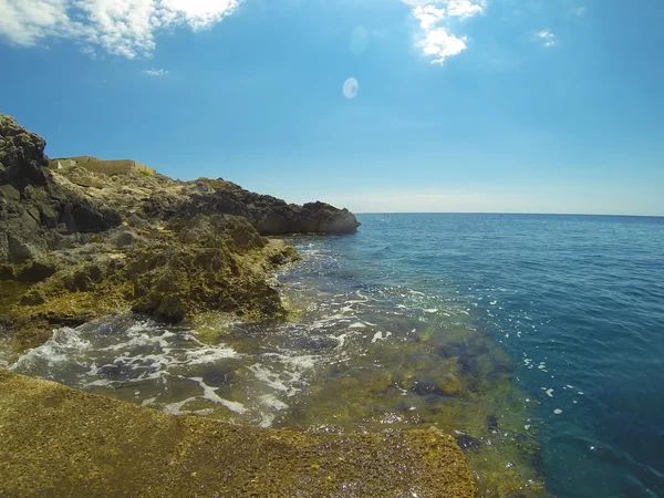 Παραλία στη Σικελία - το αποθεματικό της το plemmirio στις Συρακούσες — Φωτογραφία Αρχείου