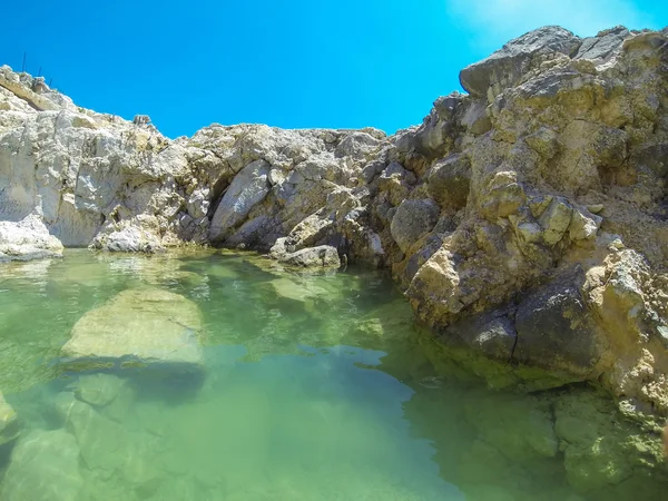 Strand in Sicilië - Reserve van het plemmirio in Syracuse — Stockfoto