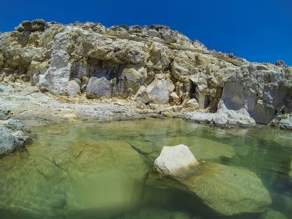 Strand in Sicilië - Reserve van het plemmirio in Syracuse — Stockfoto