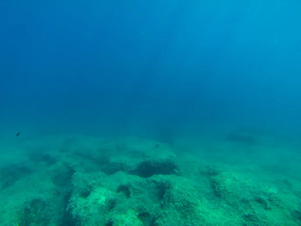 Snorkerilng Sicilya denizlerde — Stok fotoğraf