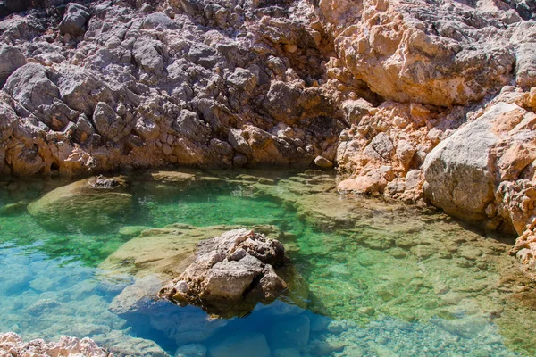 Beach in Sicily - Reserve of the plemmirio in Syracuse — Stock Photo, Image