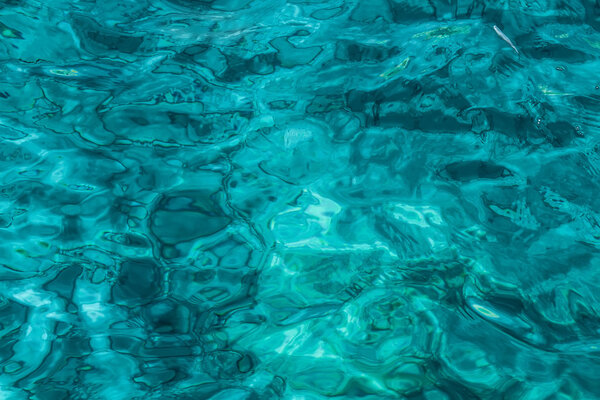 background with crystal clear water of the South Seas Italian