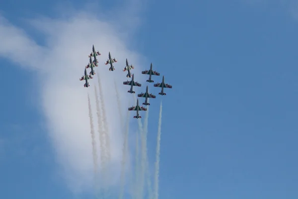 Frecce tricolori — Stock Photo, Image