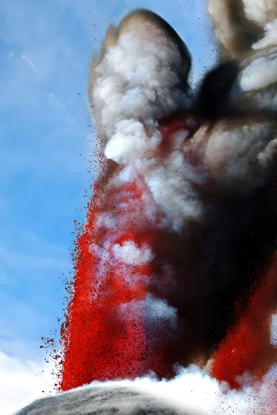 Éruption du volcan Etna — Photo