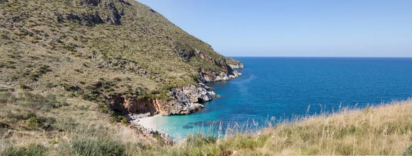 Reserva natural "Riserva dello Zingaro" en Sicilia, Italia . — Foto de Stock