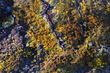 Etna volkanın Zirvesi kraterler