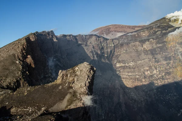 Csúcstalálkozó kráter az Etna vulkán — Stock Fotó