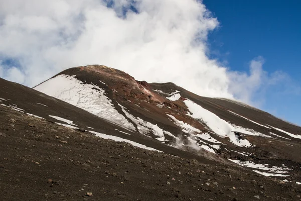 Summit craters of the Etna volcano — Stock Photo, Image