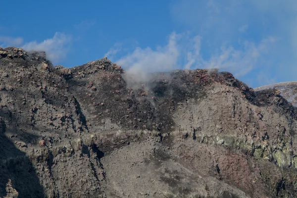 Κρατήρες συνόδου κορυφής του ηφαιστείου της Αίτνας — Φωτογραφία Αρχείου