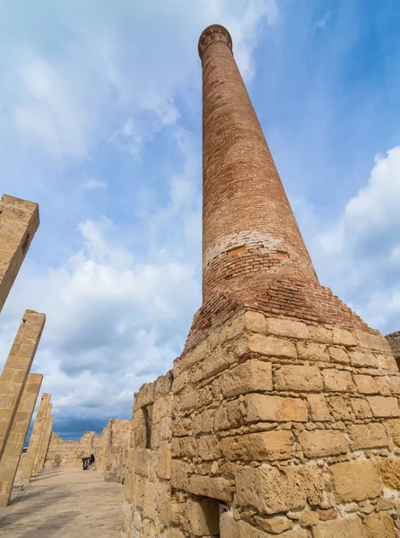 Stâlpii vechii Tonnara de la Rezervația Naturală Vendicari din Sicilia — Fotografie, imagine de stoc