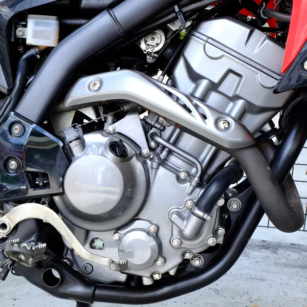 Motocykl motor — Stock fotografie