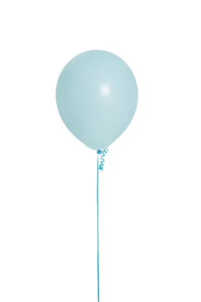 Pastelblauw helium ballon geïsoleerde — Stockfoto