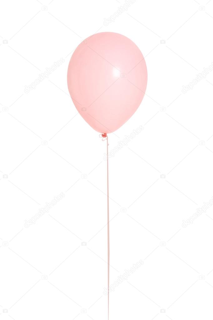 Pastel PInk Helium Balloon Isolated Stock Photo by ©kellyrichardson 72166761