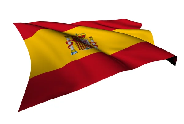 Spanien flagga — Stockfoto