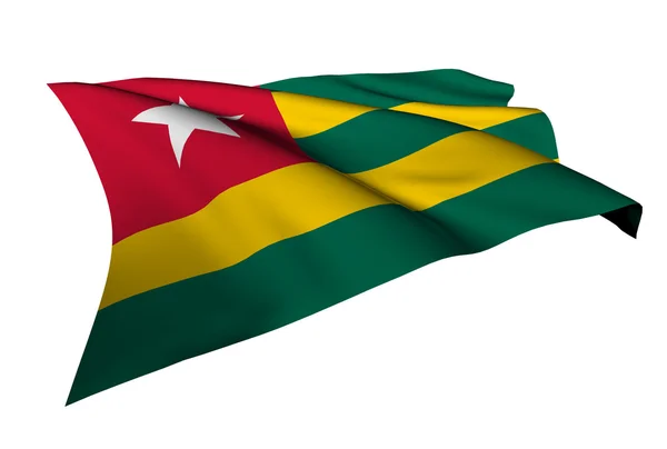 Togo flag — Stock Photo, Image